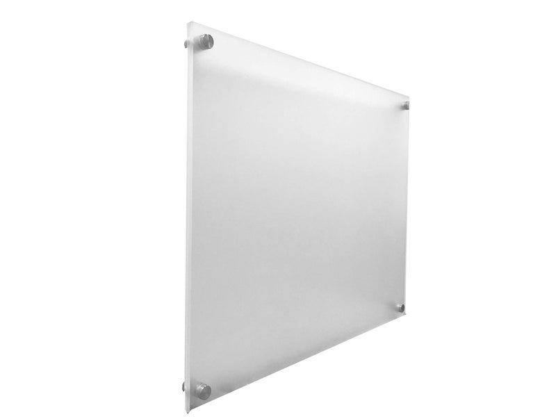 RY DISPLAY 11x14 Floating Acrylic Picture Frame with Chrome Standoff Double Panel Wall Mount Photo Frame for Picture Up to inches (11x14) - Image 4